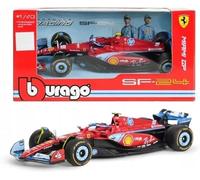 OPO 10 - Coche de Fórmula 1 Compatible con Carlos Sainz Jr. Ferrari SF-24#55 5º GP de Miami 2024 Escala 1/43 Bburago 36844S1
