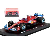 OPO 10 - Coche de Fórmula 1 Compatible con Charles Leclerc Ferrari SF-24#16 3rd Miami GP 2024 Escala 1/43 Bburago 36843L1
