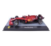OPO 10 - Coche de Fórmula 1 Compatible con Ferrari SF21 - Gran Premio de Gran Bretaña de Charles Leclerc 2021, Escala 1/43 - F1F104