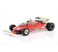OPO 10 - Coche de Fórmula 1 Compatible con Jody Scheckter Ferrari 312T4#11 Campeón del Mundo de Fórmula 1 GP de Mónaco 1979 Escala 1/18 Bburago 18-01545