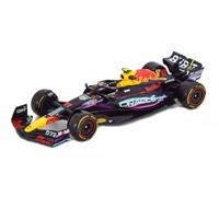 OPO 10 - Coche de Fórmula 1 Compatible con Sergio Pérez Red Bull RB19#11 2º GP de Miami 2023 Escala 1/43 Bburago 38082