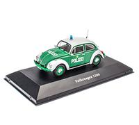 OPO 10 - Coche de policía 1/43 Compatible con Volkswagen 1200 Deutschland 1977 (Z001)