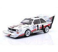 OPO 10 - Coche en Miniatura Compatible con Audi Sport Quattro S1 E2#1 Ganador Pikes Peak 1987 Walter Röhrl, Escala 1/18, IXO WERK83 1802801C