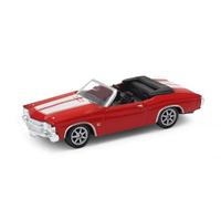 OPO 10 - Coche en Miniatura Compatible con Chevrolet Chevelle SS 454 1971, Escala 1:64, 7,5 cm (3 Pulgadas), Welly SUP99