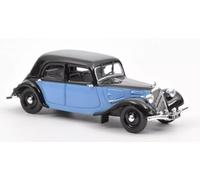 OPO 10 - Coche en Miniatura Compatible con Citroën 11 Légère Coupe de Ville 1935 Azul y Negro Escala 1:43 Norev - 019837
