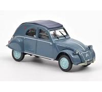 OPO 10 - Coche en Miniatura Compatible con Citroën 2CV AZL 1960 Azul Glaciar Escala 1:43 Norev - 191106