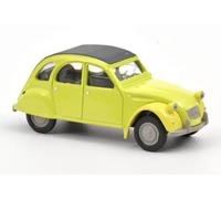 OPO 10 - Coche en Miniatura Compatible con Citroën 2CV Escala 1:64 3 Inches 7,5cm Norev - Citroën Amarillo 191027