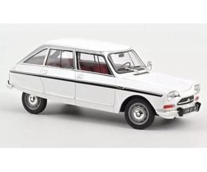 OPO 10 - Coche en Miniatura Compatible con Citroën Ami Super 1974 Meije Blanco Escala 1:18 Norev - 181679
