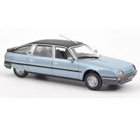 OPO 10 - Coche en Miniatura Compatible con Citroën CX Turbo 2 Prestige 1986 Azul Escala 1:43 Norev - 191517