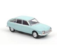 OPO 10 - Coche en Miniatura Compatible con Citroën GS 1970 Escala 1:64 3 Inches 7,5cm Norev - Azul 191514