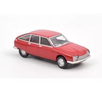 OPO 10 - Coche en Miniatura Compatible con Citroën GS 1970 Escala 1:64 3 Pulgadas 7,5cm Norev - Rojo 191514