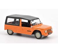 OPO 10 - Coche en Miniatura Compatible con Citroën Méhari 1978 Kyrgyz Orange Escala 1:43 Norev - 019614