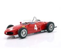 OPO 10 Coche en Miniatura Compatible con Ferrari 156 Sharknose #4 Berghe Von Trips Ganador GP de Gran Bretaña Fórmula 1 1961-1/18 IXO F1 WERK83 1807902