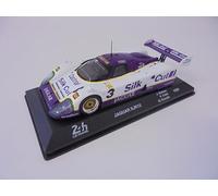 OPO 10 - Coche en Miniatura de colección 1/43 Compatible con Jaguar XJR12 Silk Cut 24h Le Mans 1990-24LM17