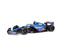 OPO 10 - Coche en Miniatura de Fórmula 1 Compatible con Alpine F1 Team A522 Fernando Alonso GP de Mónaco 2022-1:18 Solido - 1808803