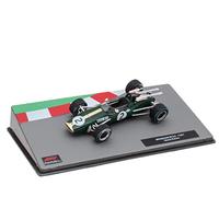 OPO 10 - Coche en Miniatura Formula 1 1/43 Compatible con BRABHAM BT24 - Denis Hulme - 1967 - F1 FD052