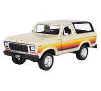 OPO 10 - Coche en Miniatura reproducido a Escala 1/24 Compatible con Ford Bronco Custom 1978 - Motormax 79373PTM