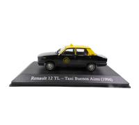 OPO 10 - Coche Miniatura 1/43 Compatible con Renault 12 TL Taxi Buenos Aires 1994 - R12 SA17