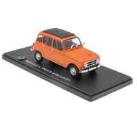 OPO 10 - Coche Miniatura 1:43 Compatible con Renault 4 "Paz Y Amor - Hachette IXO R4 4L - 4L071