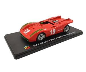 OPO 10 Coche Miniatura a Escala 1/24 Compatible con Fiat Abarth 2000 SE019 - Mugello (1970) - ABA08