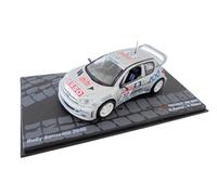 OPO 10 - Coche Modelo 1:43 Compatible con Peugeot 206 WRC Rally Sanremo 2000 Panizzi