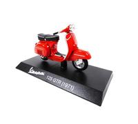 OPO 10 - Colección Scooter en Miniatura 1/18 Compatible con Piaggio Vespa 125 GTR Rojo - 1971 - Ves0038