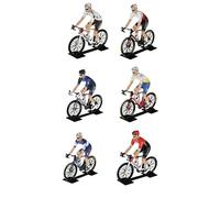 OPO 10 - Conjunto de 6 Figuras de Ciclistas del Tour de Francia 2023 - compatibles con Solido 1/18 - TDF11-12-13-14-15-16