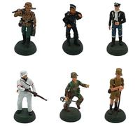OPO 10 Conjunto de 6 Soldados de Plomo, Escala 1/32, 54 mm: Figuras de la Segunda Guerra Mundial - Almirall Palou LSOL8