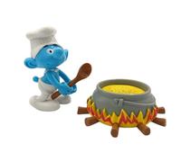 OPO 10 El Pitufo con su caldero: ¡una figurita para Crear, Jugar y coleccionar los Personajes! Pitufos 42