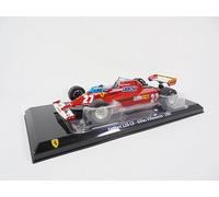 OPO 10 - Fórmula 1 Compatible con Ferrari 126 CK Gilles Villeneuve 1981 - Modelo de Coche en Escala 1/24 - GF015