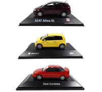 OPO 10 - Lot Von 3 Autos 1/43 kompatibel mit Seat Cordoba SX + MII + Altea XL / SE12+07+04 / SEL36