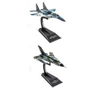 OPO 10 - Lote de 2 Aviones Militares 1/100: MIG 29 SMT Fulcrum Avión de Combate de la Fuerza Aérea Rusa + Tornado IDs Italia / CP02+03