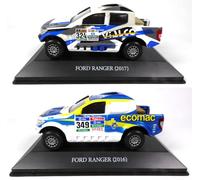 OPO 10 - Lote de 2 Coches 1/43 Rally Dakar Compatible con Ford Ranger (LDK3)