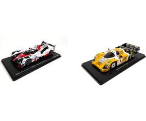 OPO 10 Lote de 2 Coches 24h Le Mans Spark 1/43 Toyota TS050 Hybrid (2017) + Porsche 956 (1984) - LM01+03