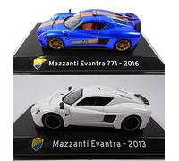 OPO 10 - Lote de 2 Coches: Compatible con Mazzanti Evantra/Ixo 1/43 (S59 + S70)
