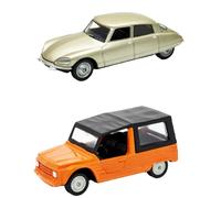 OPO 10 - Lote de 2 Coches en Miniatura de 3 Inches: Citroen DS + MEHARI - WEL11