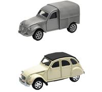 OPO 10 - Lote de 2 Coches en Miniatura de 3 Pulgadas: Citroen 2CV - WEL10