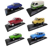 OPO 10 - Lote de 6 Coches en Miniatura de Europa del Este y la URSS: Dacia + OLTCIT + LUAZ + Zastava - Escala 1/43 - LBA29