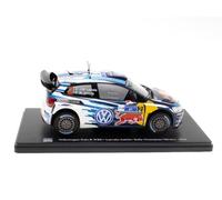 OPO 10 - Maqueta de Coche Escala 1/24 Compatible con Volkswagen Polo R WRC - Latvala-Anttila - Rally Guanajuato México 2016 - WRC503