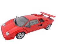 OPO 10 - Maqueta de Coche Welly a Escala 1/24 Compatible con Lamborghini Countach LP500S Rojo - 24112R