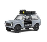 OPO 10 - Miniatura de Coche Compatible con Lada NIVA VLADA Gris 1980-1:18 Solido - 1807302