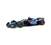 OPO 10 Miniatura de Fórmula 1 Compatible con Alpine F1 Team A524 Blue GASLY Monaco GP 2024-1:18 Solido 1814002