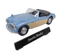 OPO 10 - Modelo de Coche Compatible con Austin Healey Azul Y Blanco 1/43 CARARAMA - 813148