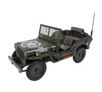 OPO 10 - Modelo de Coche Compatible con Jeep Willys DECAPOTEE US Army 1/43 CARARAMA - 813013