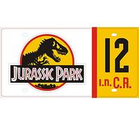 OPO 10 - Réplica de matrícula de Metal del Coche Jeep Wrangler de la película Jurassic Park (55)
