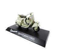 OPO 10 - Colección Scooter en Miniatura 1/18 Compatible con Piaggio Vespa Sport 6 Giorni Verde - 1952 - Ves0016