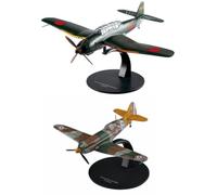 OPO 10 - Set de 2 Aviones de Combate 1/72 compatibles con Aichi B7A2 + DEWOITINE - NG8 - G10+G37