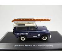 OPO 10 - Vehículo publicitario 4x4 1/43 Compatible con Land Rover Santana 88 TELEFONICA 1989 (ES06)