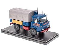 OPO 10 - Vehículo utilitario Renault SAVIEM TP 3 MB 39 (Escala 1:43) con Plataforma abatible - Lona para Crucero de Arena de 1975 - UTR49
