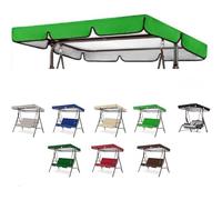 OPOLDBDMAC Cubierta Superior para Columpio De Jardín 164x114x15cm Toldo De Repuesto para Balancín De Jardín, Impermeable Oxford Techo Columpio para 2-3 Plazas(Green,74.8x52in-190x132cm)